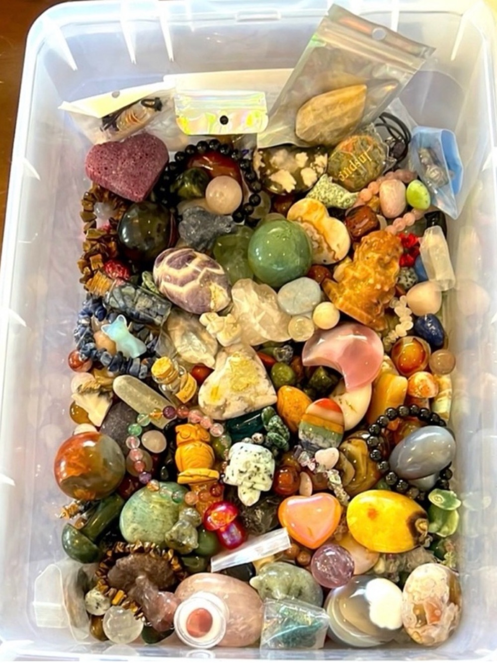 Huge Mystery Crystal Gemstone At Least a 1/2 pound Scoop NWOT